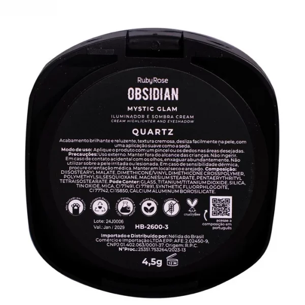 Iluminador E Sombra Cream Obsidian Quartz Hb26003 - Image 4