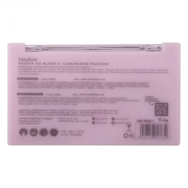 Paleta De Blush E Iluminador Hb75331 - Image 4