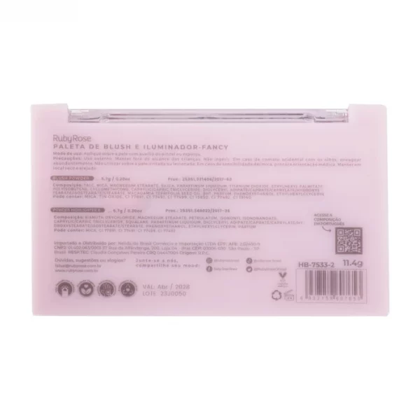 Paleta De Blush E Iluminador Hb75332 - Image 4