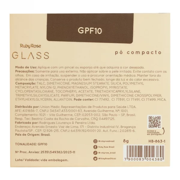 Pó Compacto Gpf10 Glass - Hb8631 - Image 4