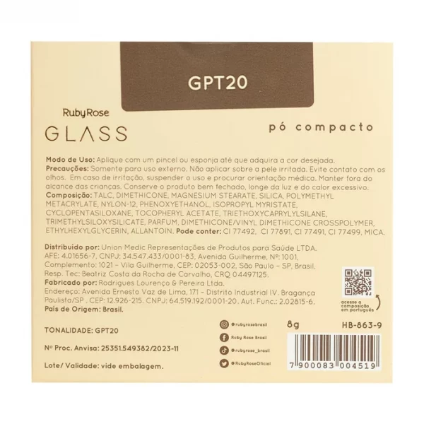 Pó Compacto Gpt20 Glass - Hb8639 - Image 4