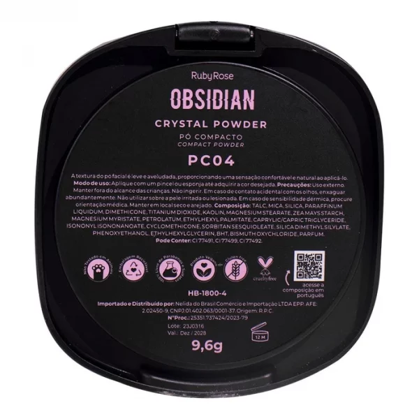 Po Compacto Pc04 Obsidian Hb18004 - Image 4