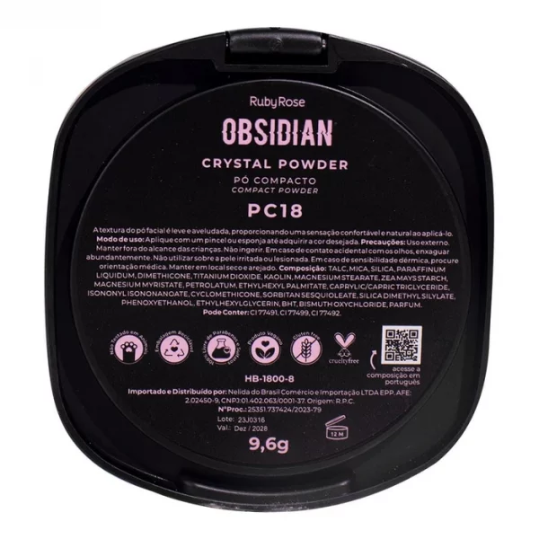 Po Compacto Pc18 Obsidian Hb18008 - Image 4