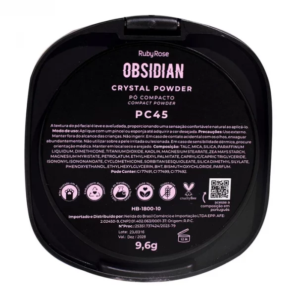 Po Compacto Pc45 Obsidian Hb180010 - Image 4