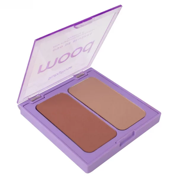 Duo Blush Feels Mood - Hb870 - Rose Rust + New Peach - Image 3